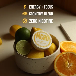 MCRO – Caffeine + Nootropics Pouches, 15ct