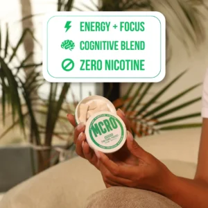 MCRO – Caffeine + Nootropics Pouches, 15ct