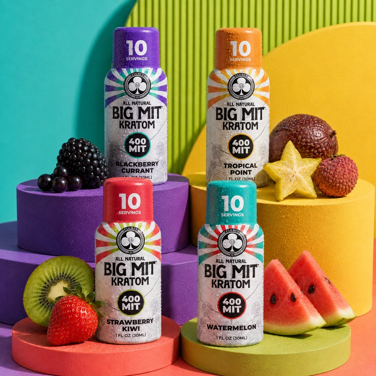 Club 13 - BIG MIT Kratom Shot, 400Mit x 1oz | Image 1 | Club 13 – BIG MIT Kratom Shot, 400Mit x 1oz