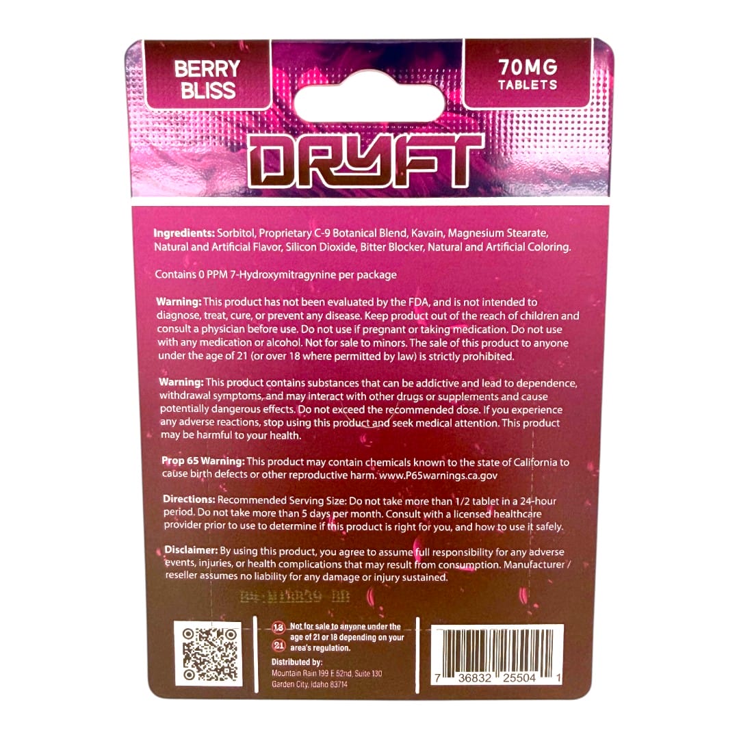 Dryft – C9 Tablets, 70mg x 5ct