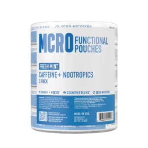 MCRO – Caffeine + Nootropics Pouches, 15ct