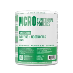 MCRO – Caffeine + Nootropics Pouches, 15ct