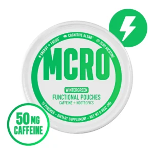 MCRO – Caffeine + Nootropics Pouches, 15ct