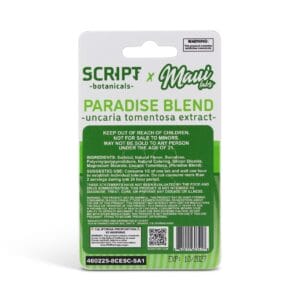 Script Botanicals – Cat’s Claw Extract Flavored Tablets, 100mg x 4ct