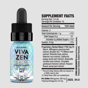 Vivazen Ultimate Diamond, 300mg MIT Shot