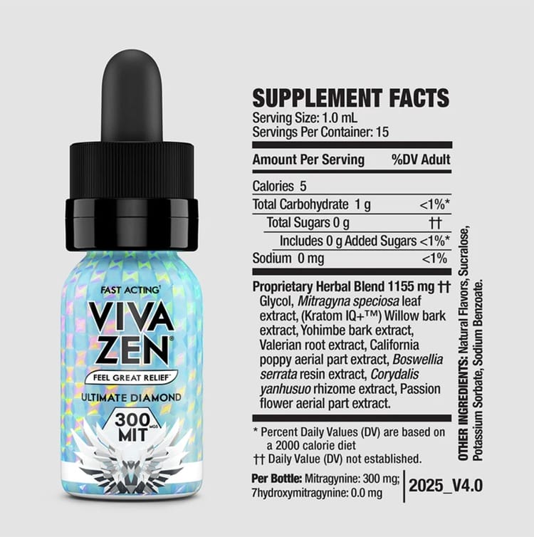Vivazen Ultimate Diamond, 300mg MIT Shot | Image 3 | Vivazen Ultimate Diamond, 300mg MIT Shot