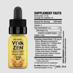 VIVAZEN Ultimate Gold, 200mg MIT Shot