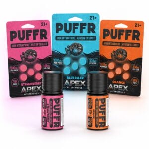 PUFFR - High-MIT flavored kratom extract, 300mg/tab