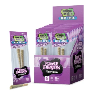 Mental Health – Blue Lotus Pre-rolls, 1.5g x 2ct