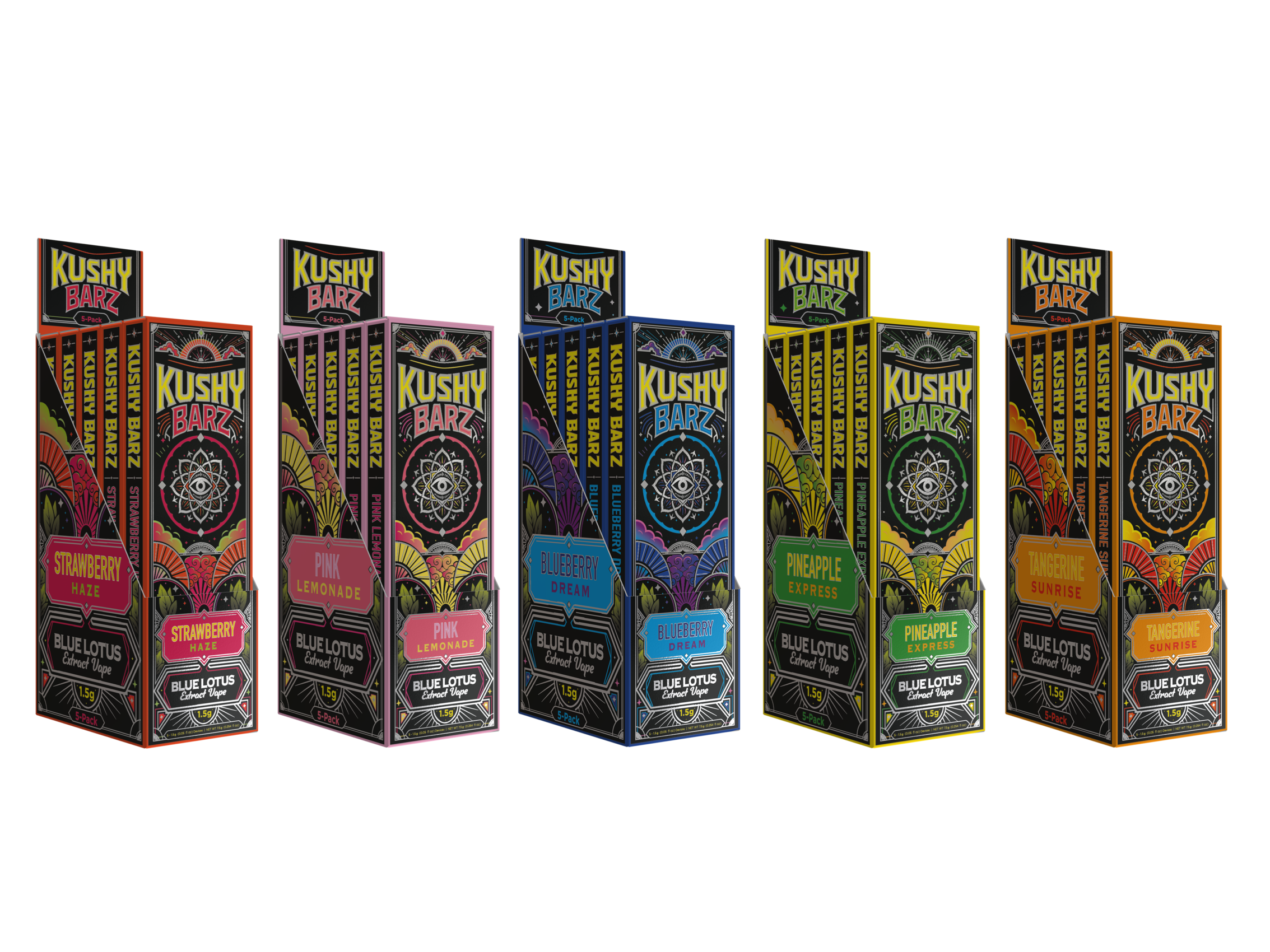 Kushy Barz - Blue Lotus Extract Vape, 1.5 g | Image 5 | Kushy Barz – Blue Lotus Extract Vape, 1.5 g