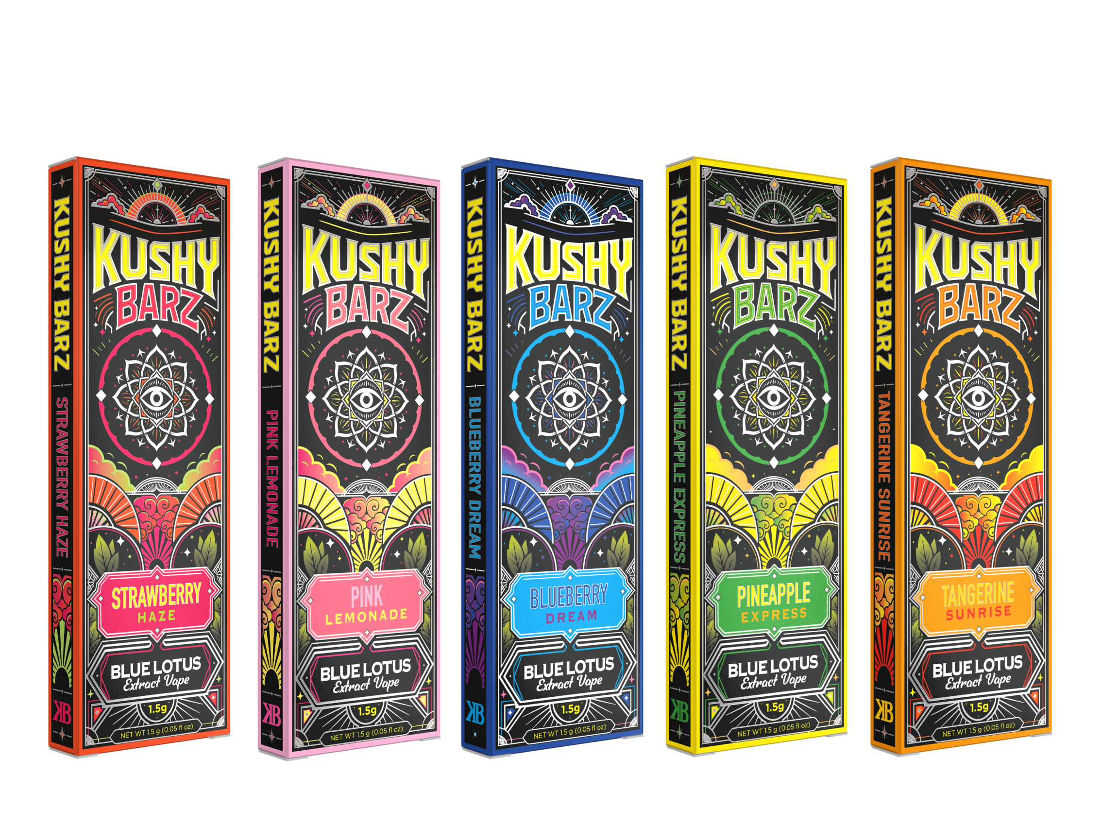 Kushy Barz - Blue Lotus Extract Vape, 1.5 g | Image 3 | Kushy Barz – Blue Lotus Extract Vape, 1.5 g