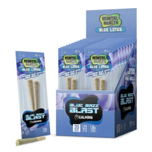 Mental Health – Blue Lotus Pre-rolls, 1.5g x 2ct