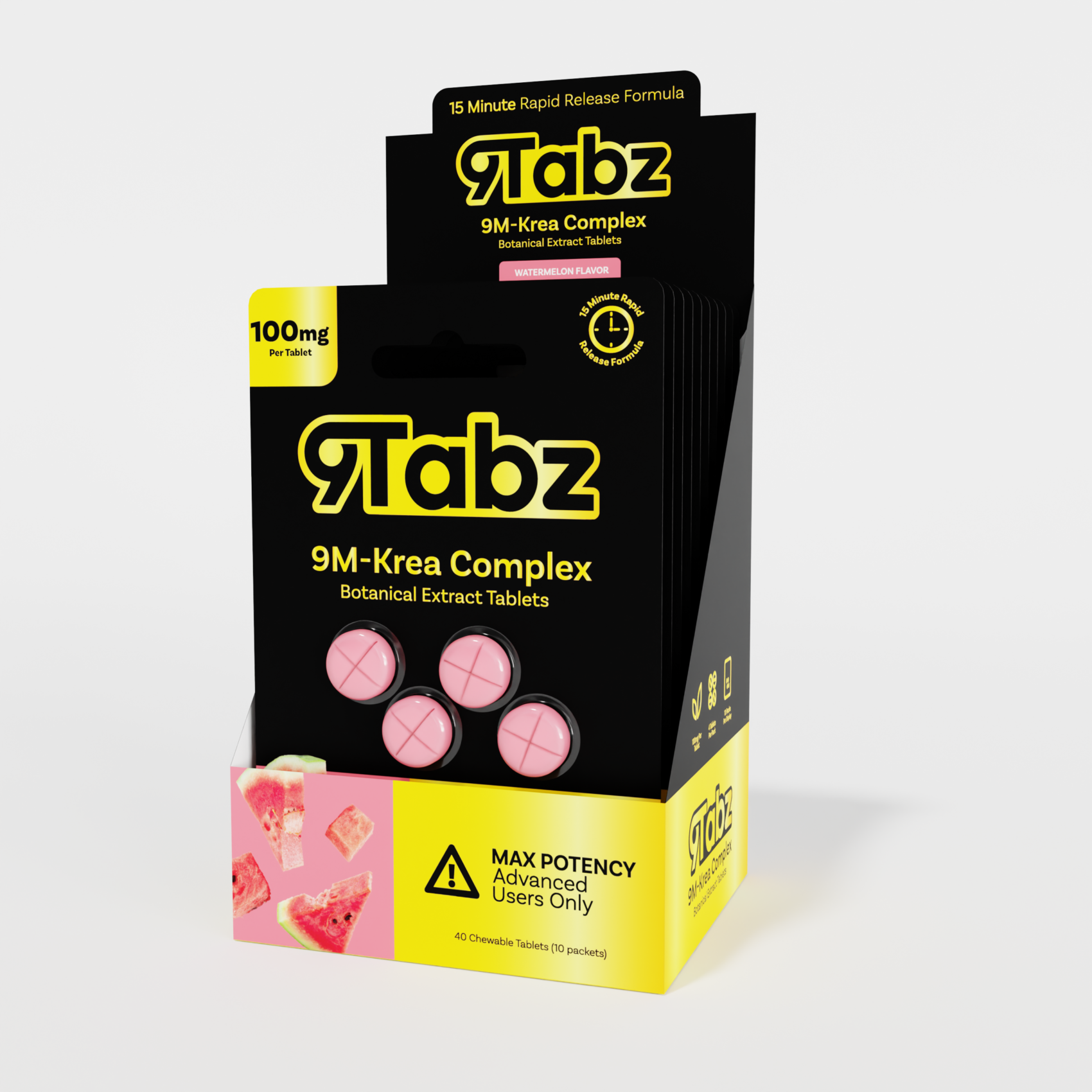 9 Tabz - 9M Area Complex Tablets, 100mg x 4ct | Image 9 | 9 Tabz – 9M Area Complex Tablets, 100mg x 4ct