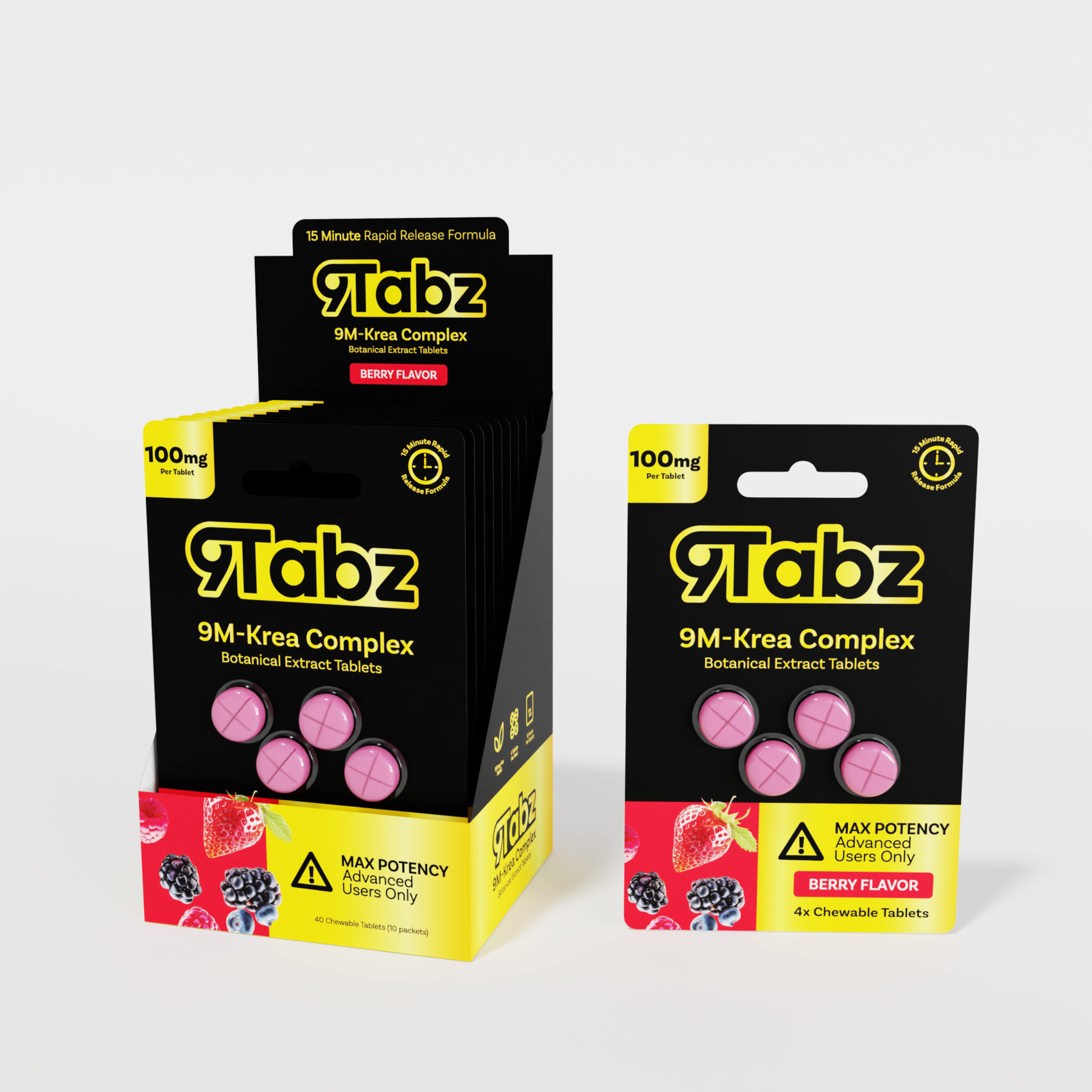 9 Tabz - 9M Area Complex Tablets, 100mg x 4ct | Image 6 | 9 Tabz – 9M Area Complex Tablets, 100mg x 4ct