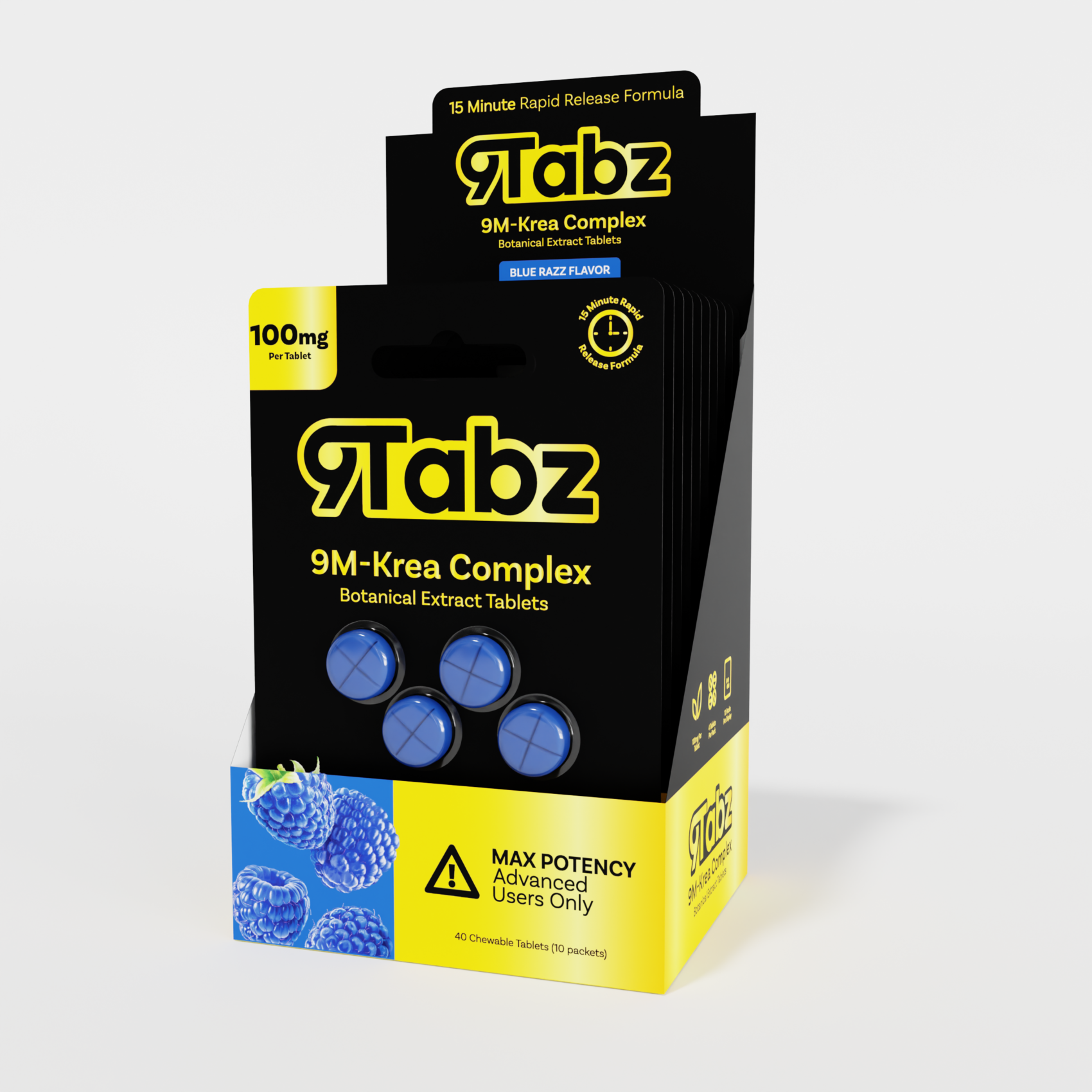 9 Tabz - 9M Area Complex Tablets, 100mg x 4ct | Image 11 | 9 Tabz – 9M Area Complex Tablets, 100mg x 4ct