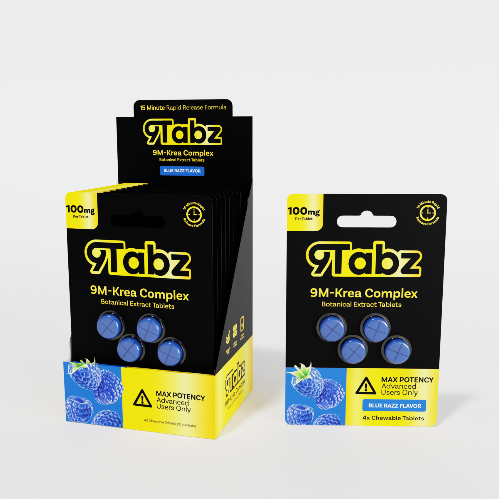 9 Tabz - 9M Area Complex Tablets, 100mg x 4ct | Image 4 | 9 Tabz – 9M Area Complex Tablets, 100mg x 4ct