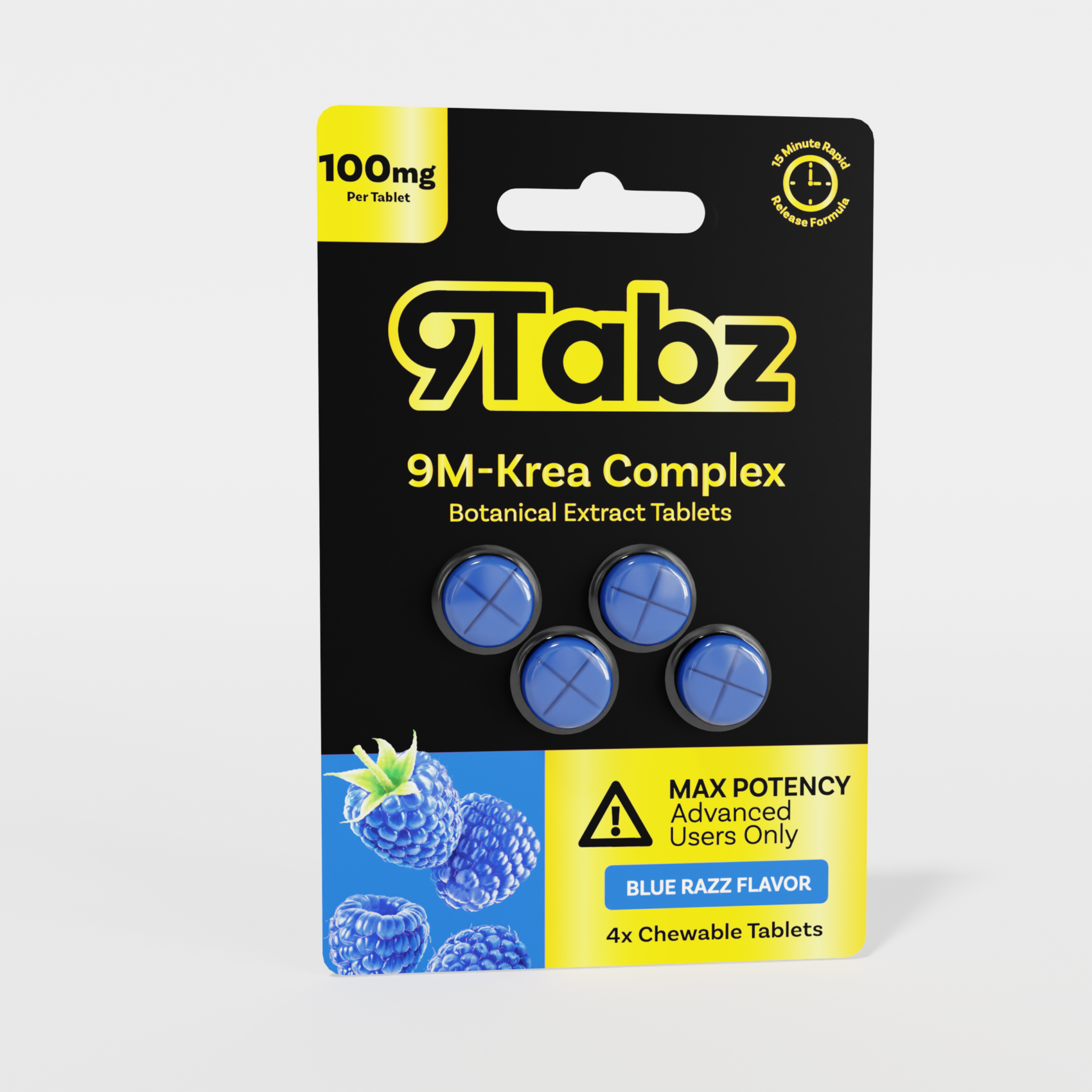 9 Tabz - 9M Area Complex Tablets, 100mg x 4ct | Image 20 | 9 Tabz – 9M Area Complex Tablets, 100mg x 4ct