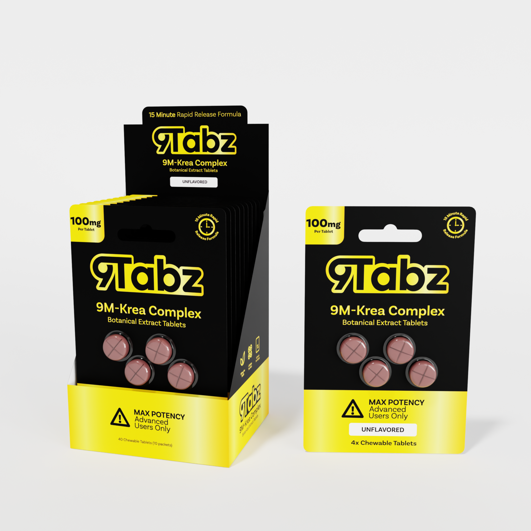 9 Tabz - 9M Area Complex Tablets, 100mg x 4ct | Image 3 | 9 Tabz – 9M Area Complex Tablets, 100mg x 4ct