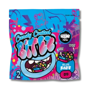 Candy Coated Bitez – Mushroom Delta 9 Gummies, 250mg x 2ct