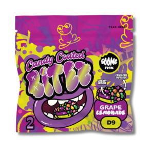 Candy Coated Bitez – Mushroom Delta 9 Gummies, 250mg x 2ct