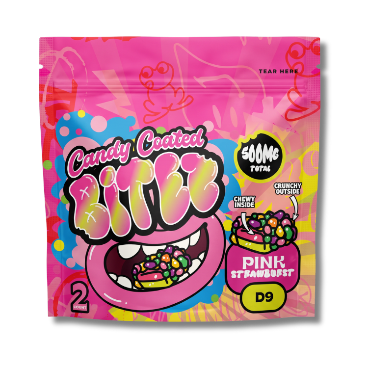 Candy Coated Bitez - Mushroom Delta 9 Gummies, 250mg x 2ct | Image 18 | Candy Coated Bitez – Mushroom Delta 9 Gummies, 250mg x 2ct