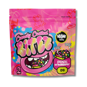 Candy Coated Bitez – Mushroom Delta 9 Gummies, 250mg x 2ct