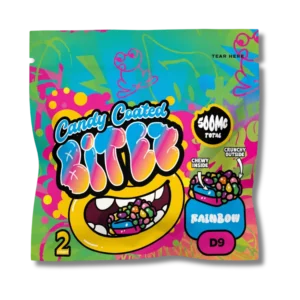 Candy Coated Bitez – Mushroom Delta 9 Gummies, 250mg x 2ct
