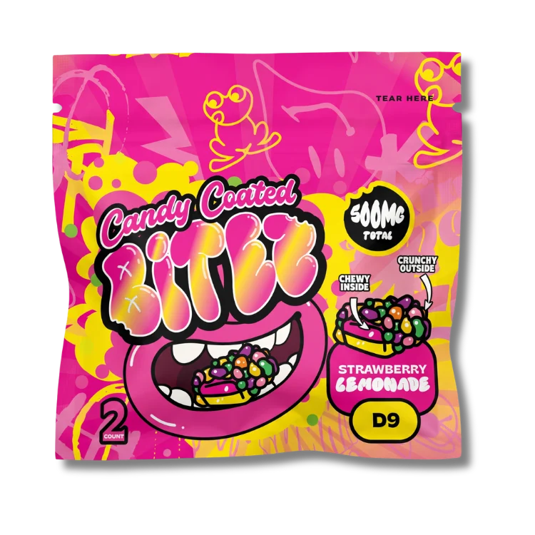 Candy Coated Bitez - Mushroom Delta 9 Gummies, 250mg x 2ct | Image 4 | Candy Coated Bitez – Mushroom Delta 9 Gummies, 250mg x 2ct