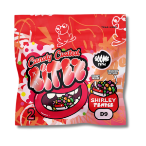 Candy Coated Bitez – Mushroom Delta 9 Gummies, 250mg x 2ct