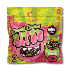 Candy Coated Bitez – Mushroom Delta 9 Gummies, 250mg x 2ct