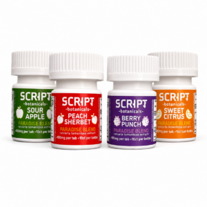 Script Botanicals - Cat's Claw Extract Flavored Tablets, 100mg x 10ct