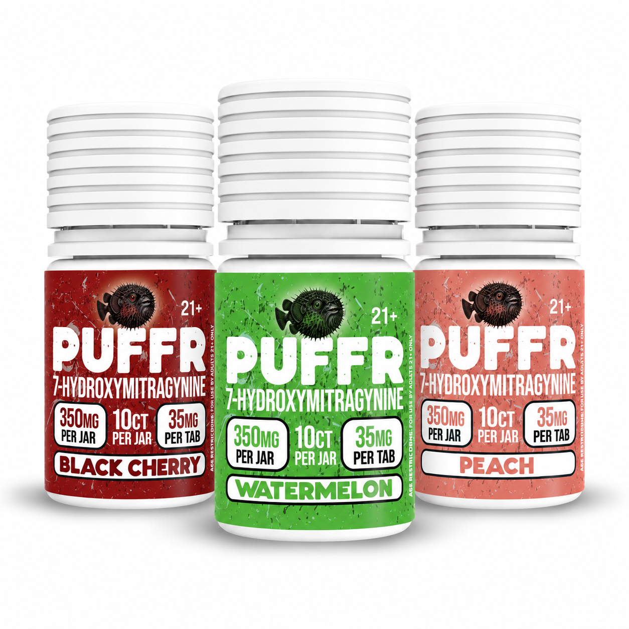 PUFFR - 7-OH Flavored Tablets, 35mg x 10ct | Image 1 | PUFFR – 7-OH Flavored Tablets, 35mg x 10ct
