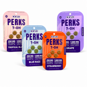 Dozo Perks - Flavored 7-OH  Tablets, 250mg x 4ct