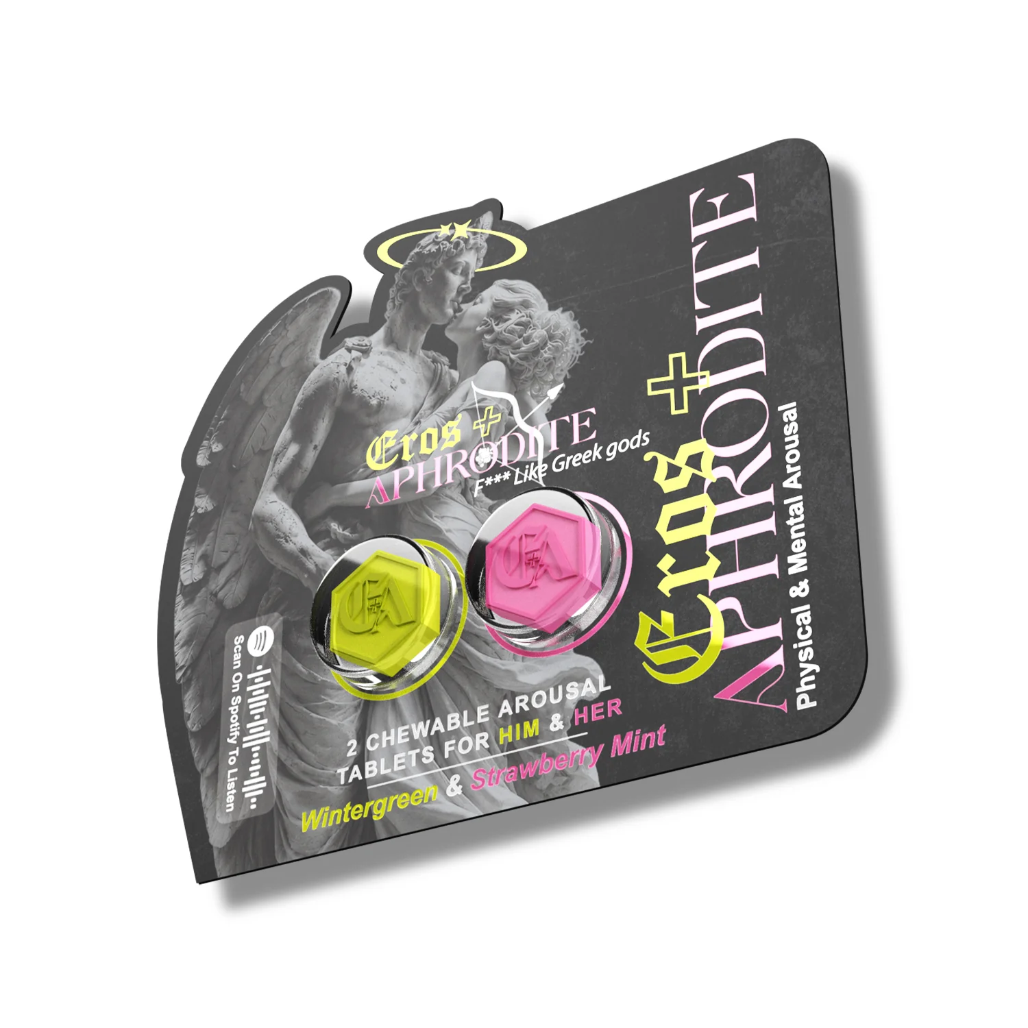 E&A Eros + Aphrodite Chewable Arousal Tablets, 2ct | Image 3 | E&A Eros + Aphrodite Chewable Arousal Tablets, 2ct