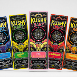 Kushy Barz – Blue Lotus Extract Vape, 1.5 g