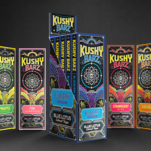 Kushy Barz – Blue Lotus Extract Vape, 1.5 g