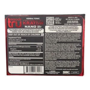 Tru Moods – Red Kratom Nano Shot , 60mL
