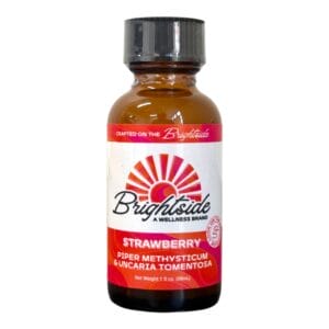 Brightside – Kava Cat’s Claw Strawberry Shot, 30mL