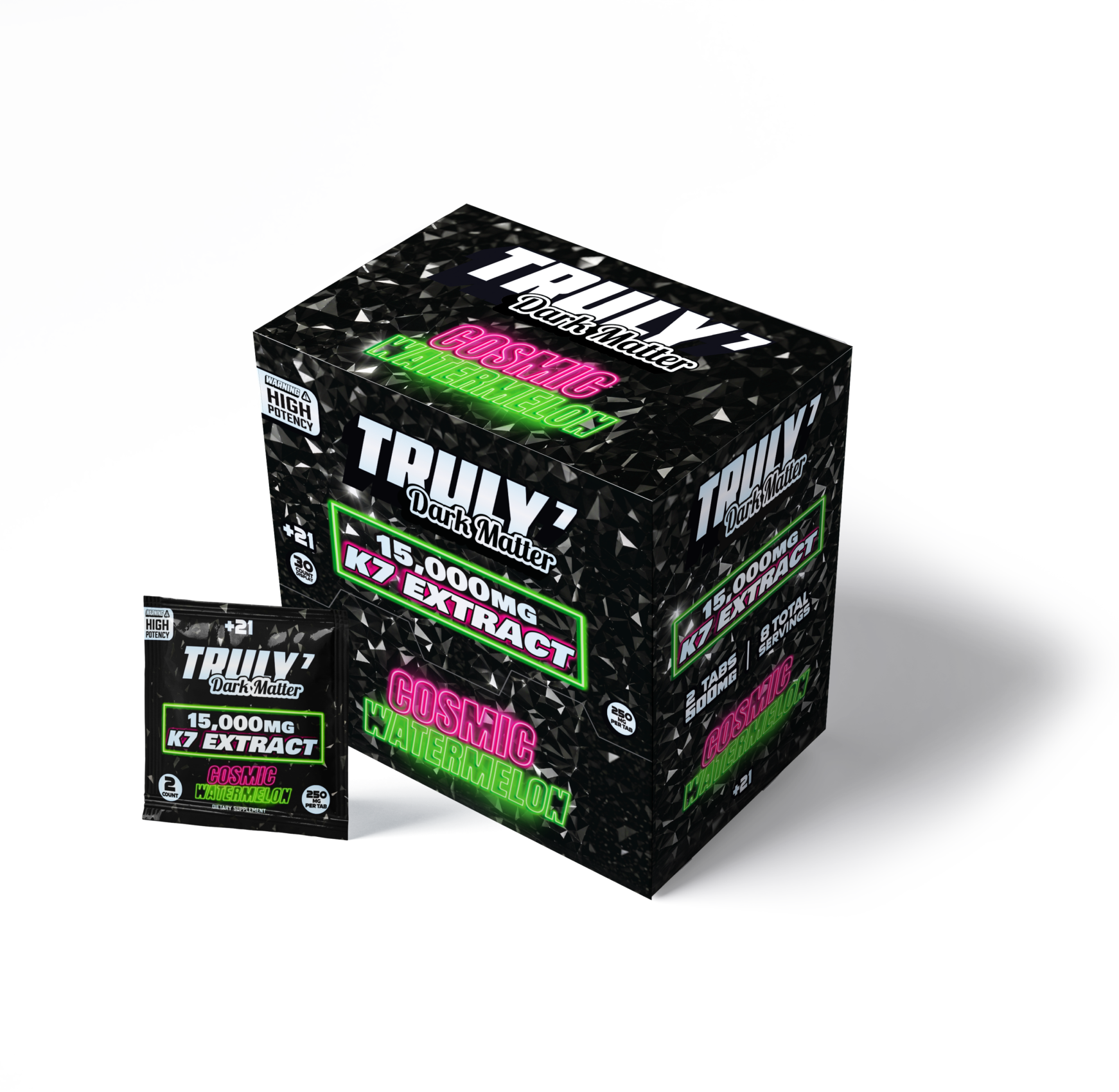 Truly - Dark Matter K7 Extract Tablets, 250mg x 2ct | Image 12 | Truly – Dark Matter K7 Extract Tablets, 250mg x 2ct