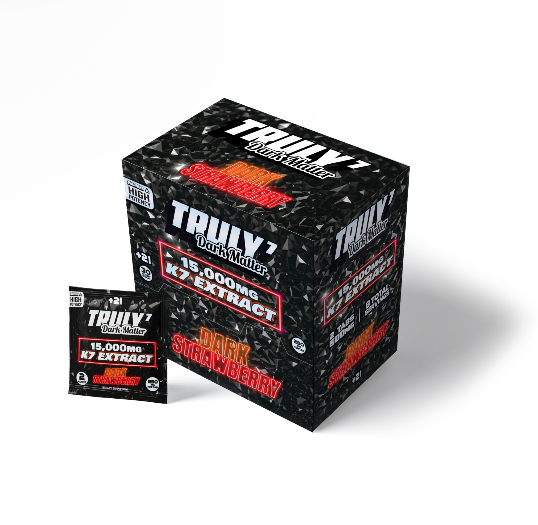 Truly - Dark Matter K7 Extract Tablets, 250mg x 2ct | Image 8 | Truly – Dark Matter K7 Extract Tablets, 250mg x 2ct