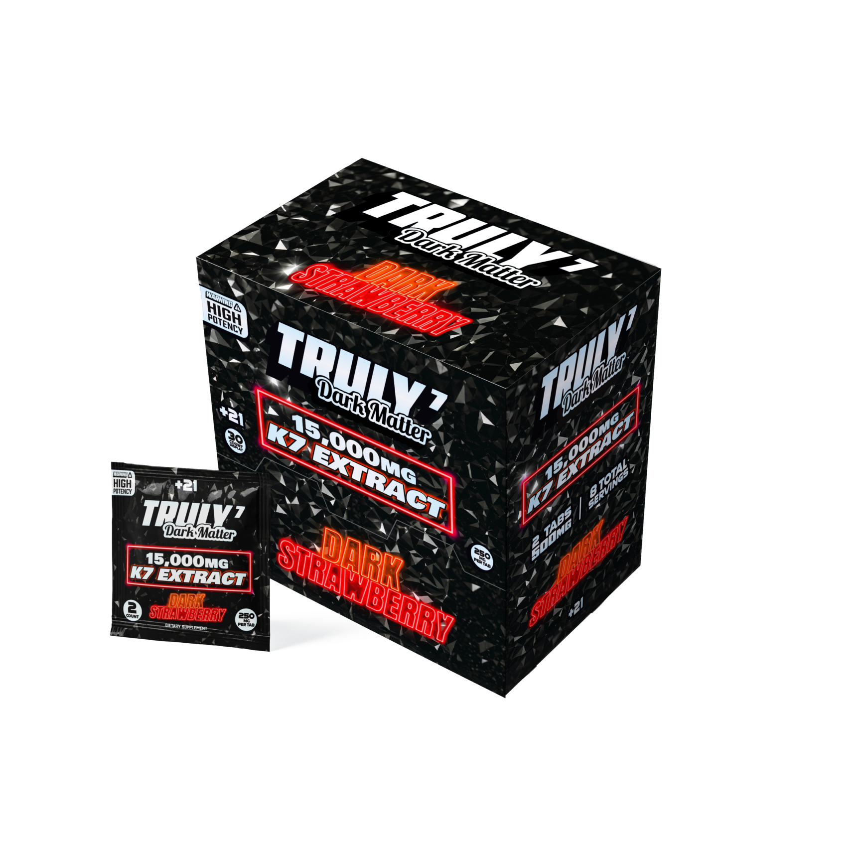 Truly - Dark Matter K7 Extract Tablets, 250mg x 2ct | Image 14 | Truly – Dark Matter K7 Extract Tablets, 250mg x 2ct
