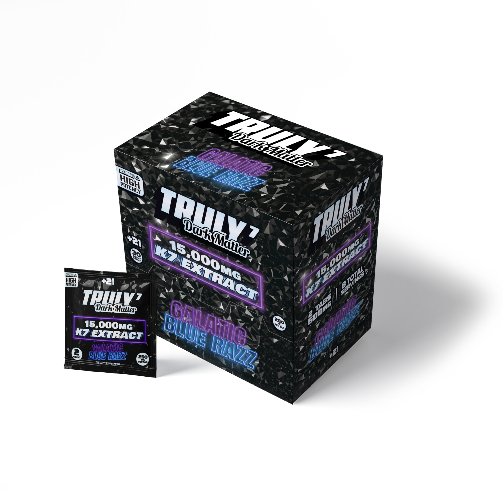 Truly - Dark Matter K7 Extract Tablets, 250mg x 2ct | Image 9 | Truly – Dark Matter K7 Extract Tablets, 250mg x 2ct