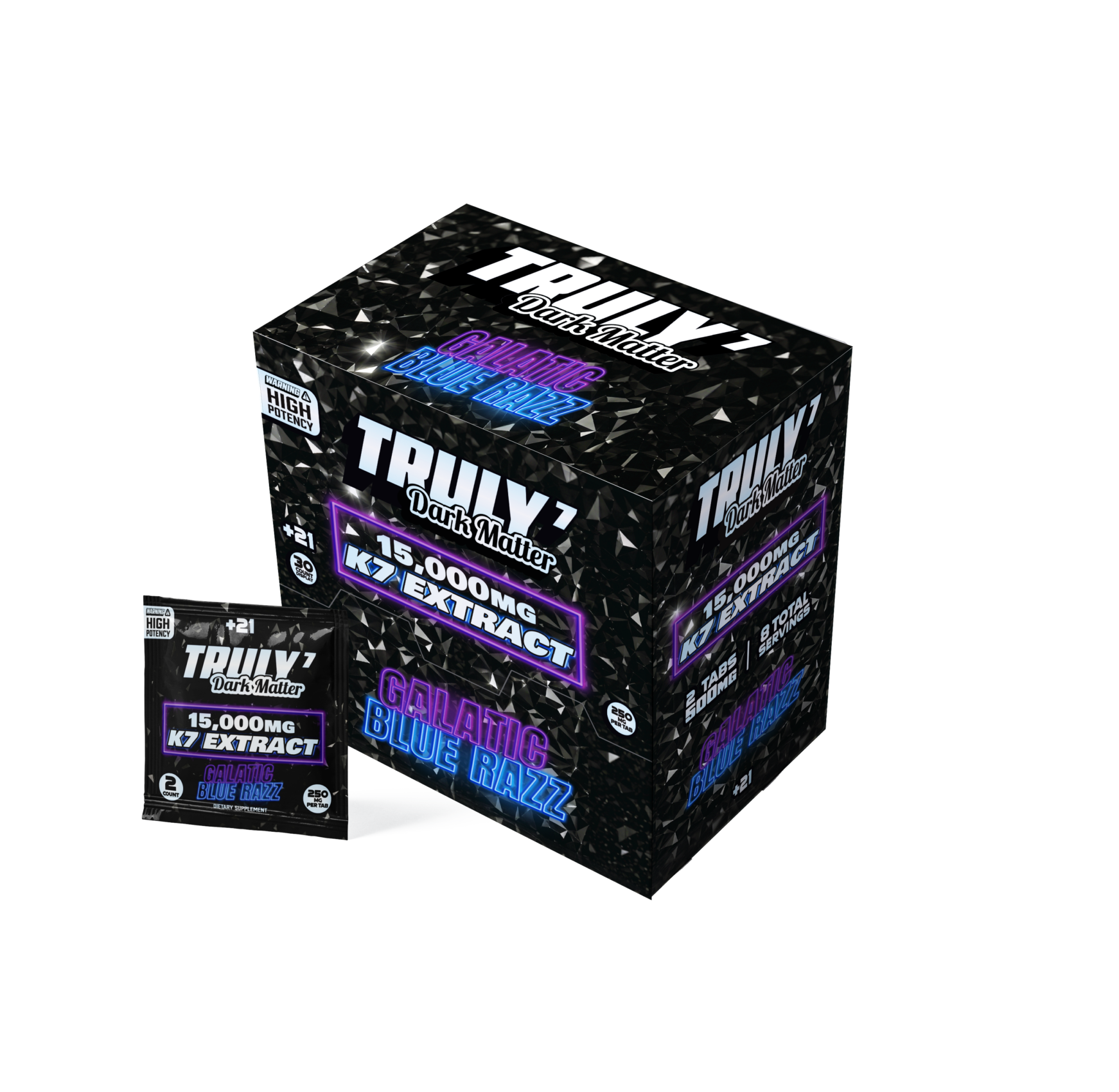 Truly - Dark Matter K7 Extract Tablets, 250mg x 2ct | Image 16 | Truly – Dark Matter K7 Extract Tablets, 250mg x 2ct
