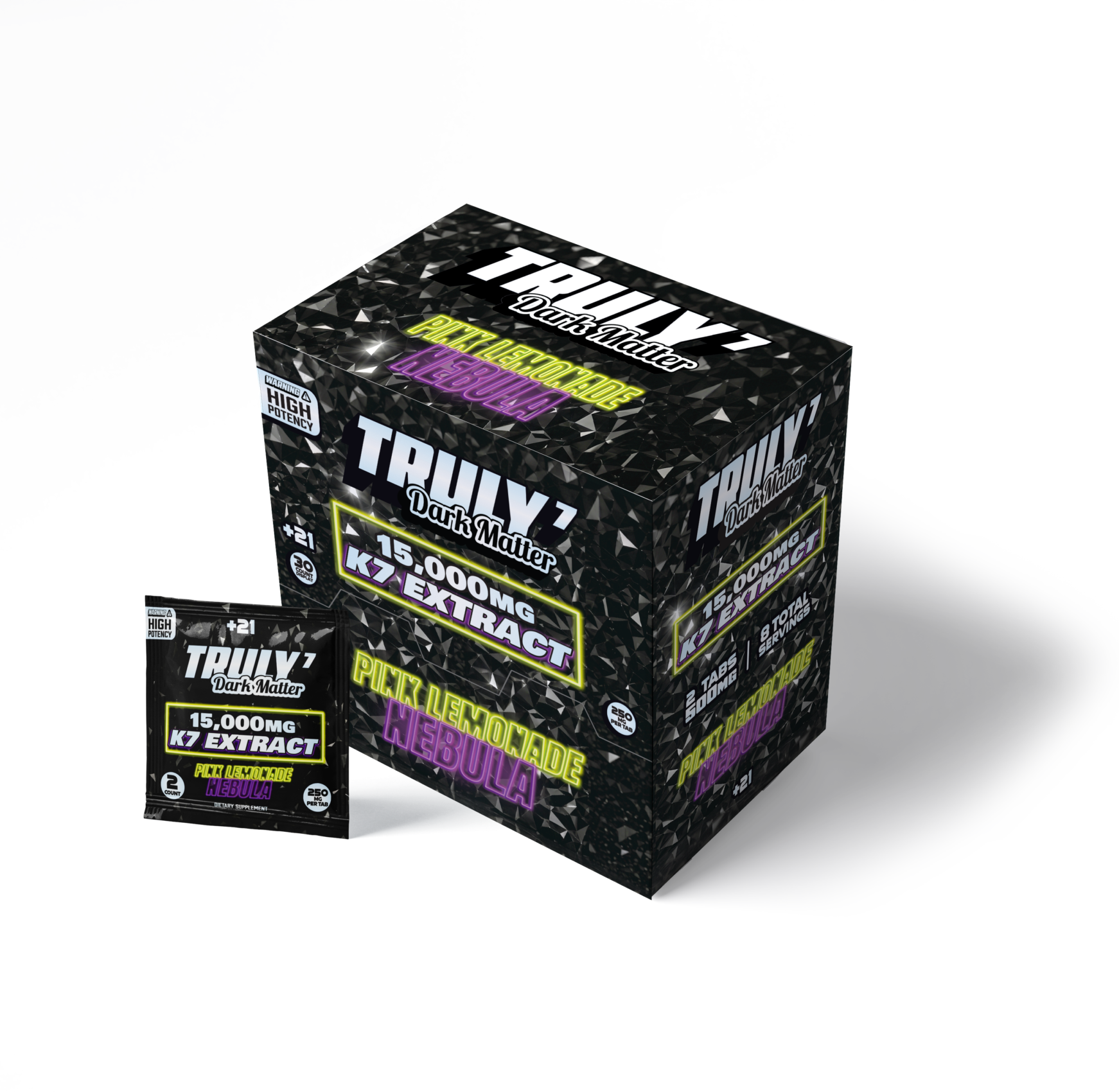 Truly - Dark Matter K7 Extract Tablets, 250mg x 2ct | Image 17 | Truly – Dark Matter K7 Extract Tablets, 250mg x 2ct