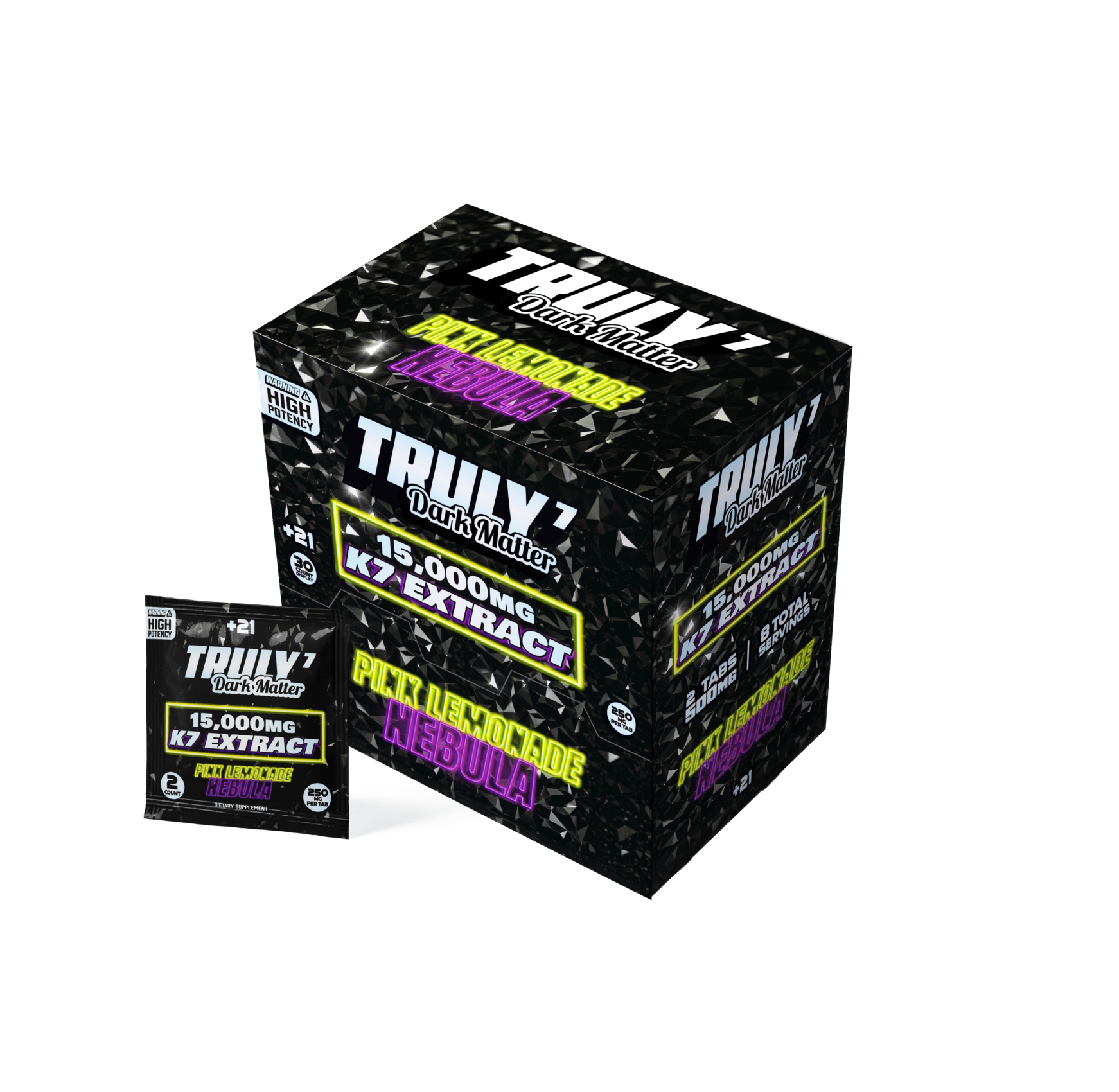 Truly - Dark Matter K7 Extract Tablets, 250mg x 2ct | Image 19 | Truly – Dark Matter K7 Extract Tablets, 250mg x 2ct