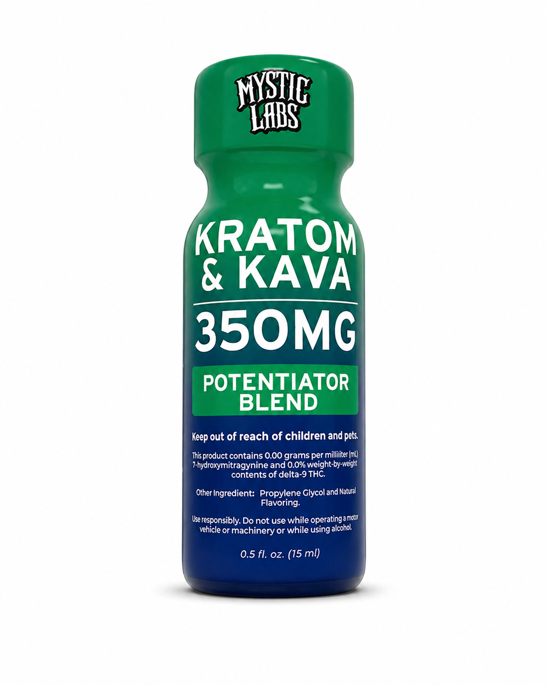 Mystic Labs - Kratom Kava Shot, 350mg x 15mL | Image 1 | Mystic Labs – Kratom Kava Shot, 350mg x 15mL