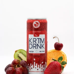KRTM DRNK Fizzy Fruit Kratom Beverage – 130mg, Single Can